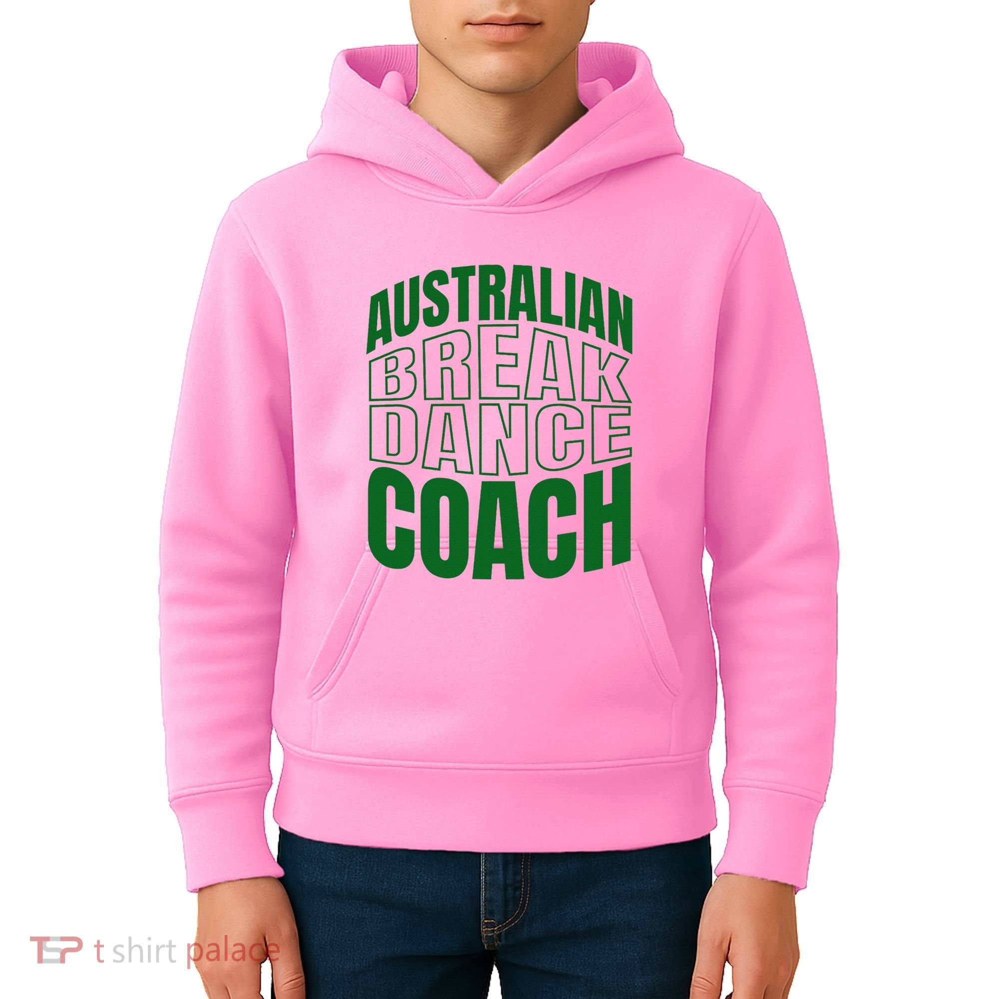 Australian Breakdance Coach Costume Kids Hoodie