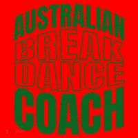 Australian Breakdance Coach Costume Santa Hat thumb 1