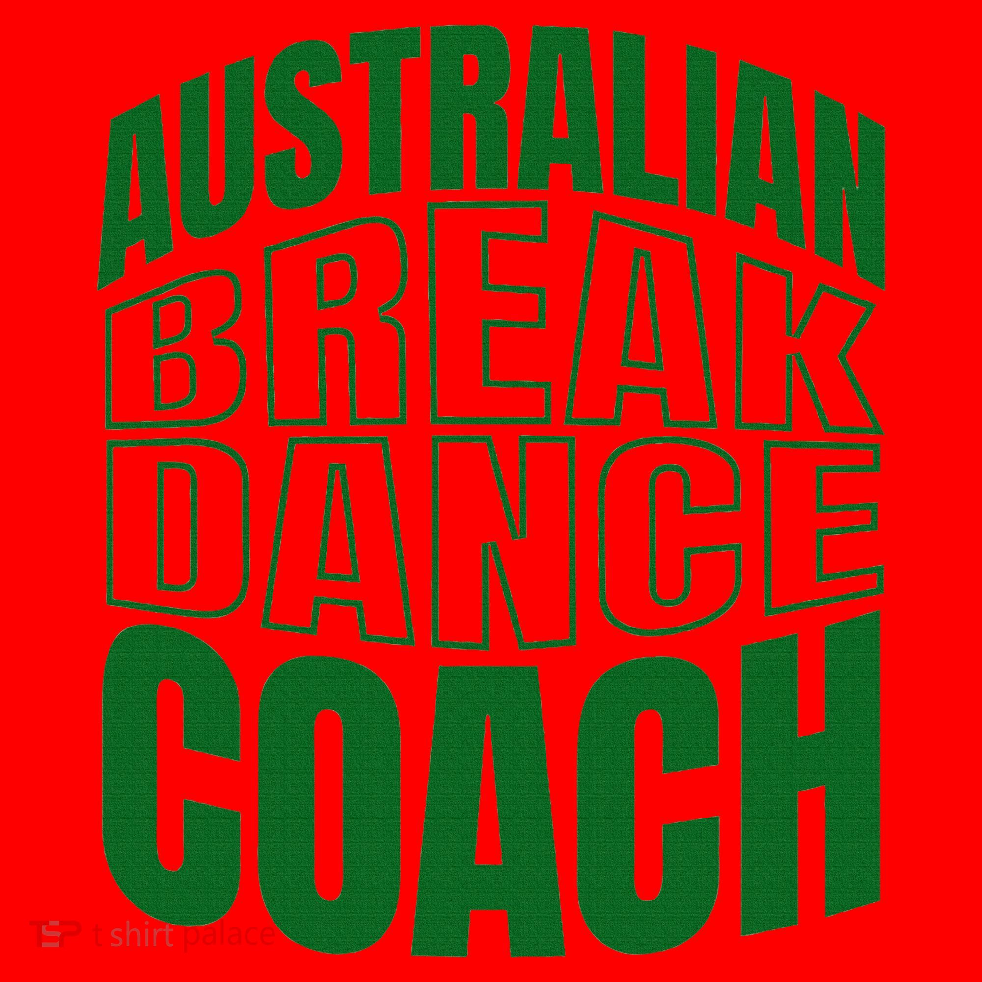 Australian Breakdance Coach Costume Santa Hat