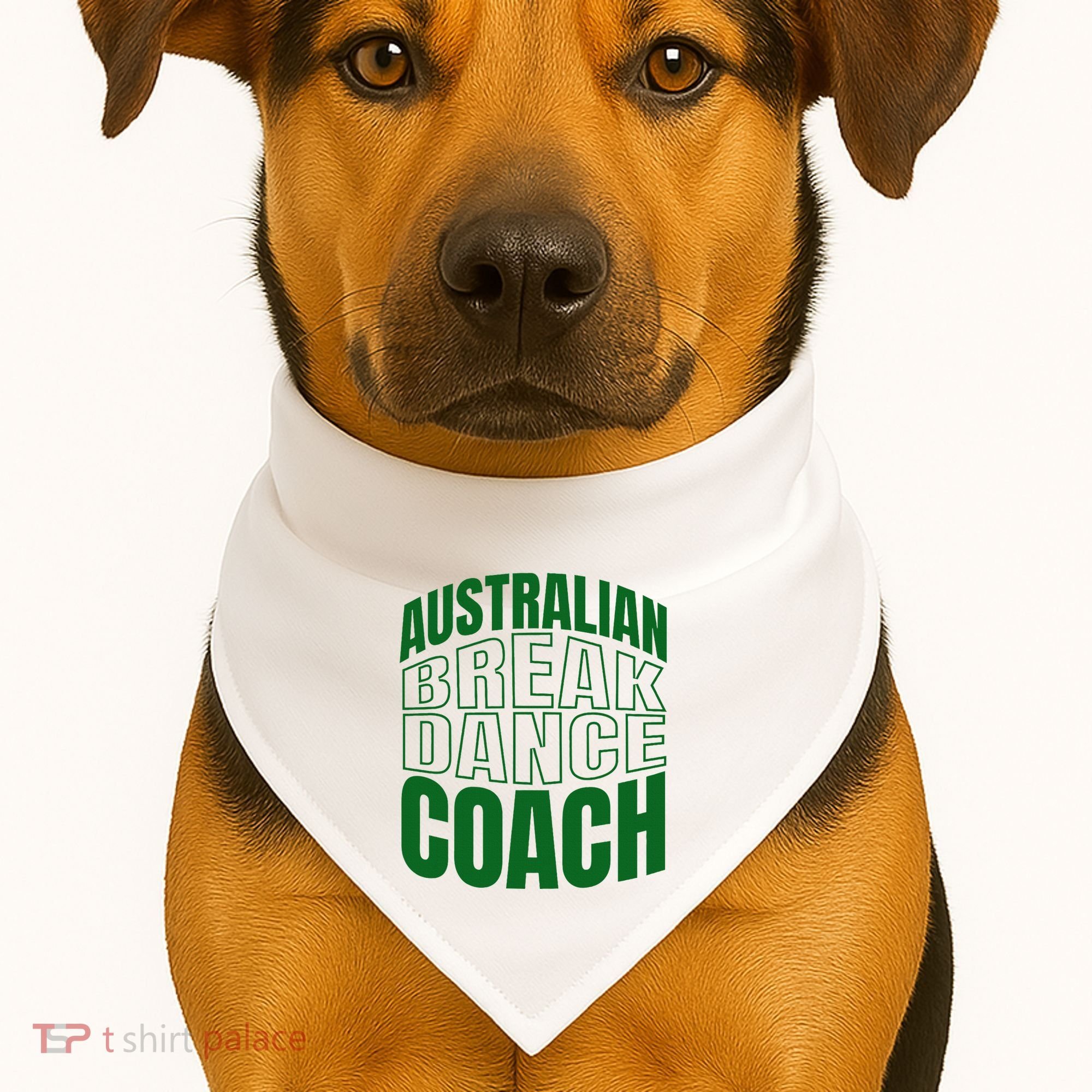Australian Breakdance Coach Costume USA-Made Doggie Bandana