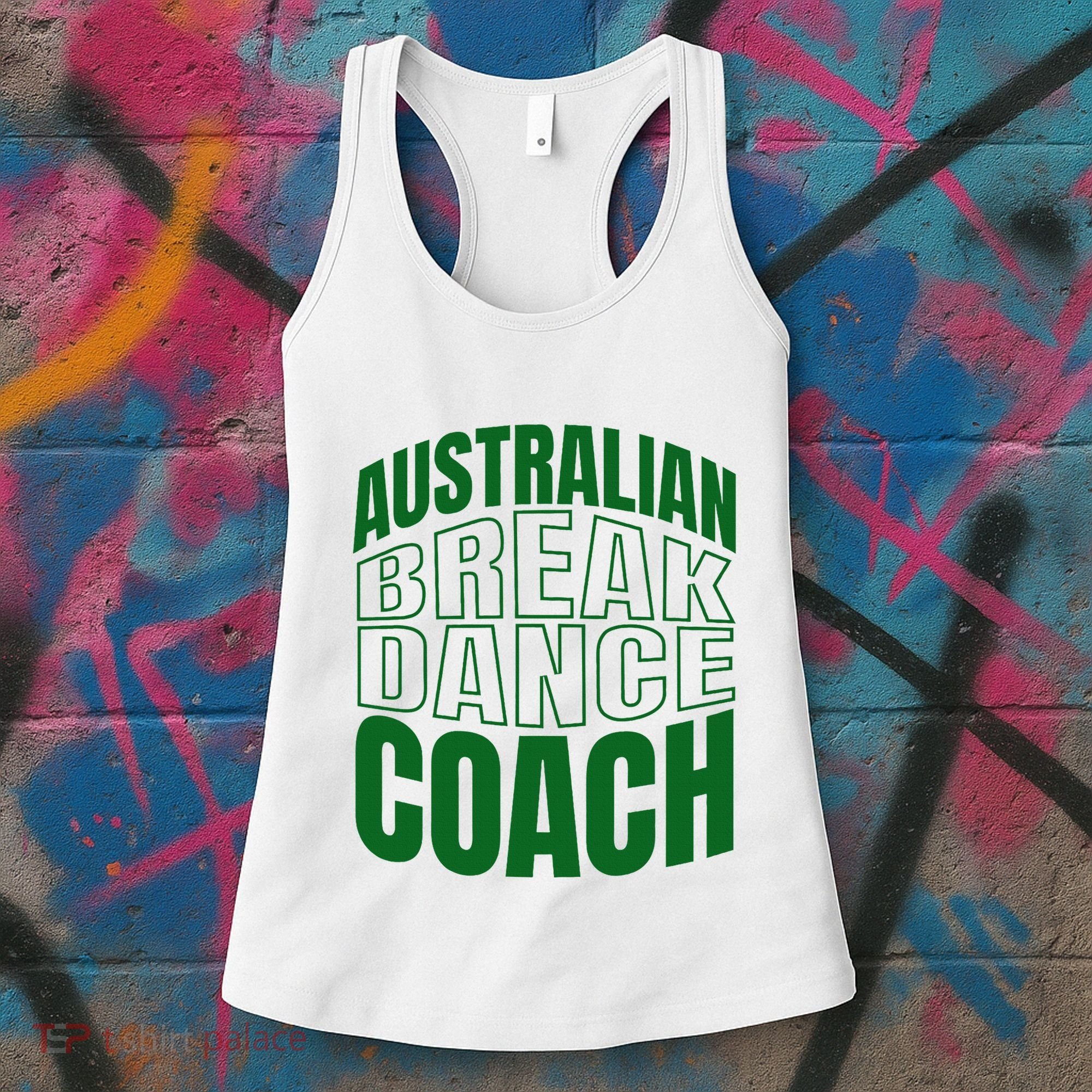Australian Breakdance Coach Costume Women's Tank Top