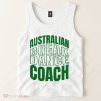 Australian Breakdance Coach Costume Tank Top thumb 2