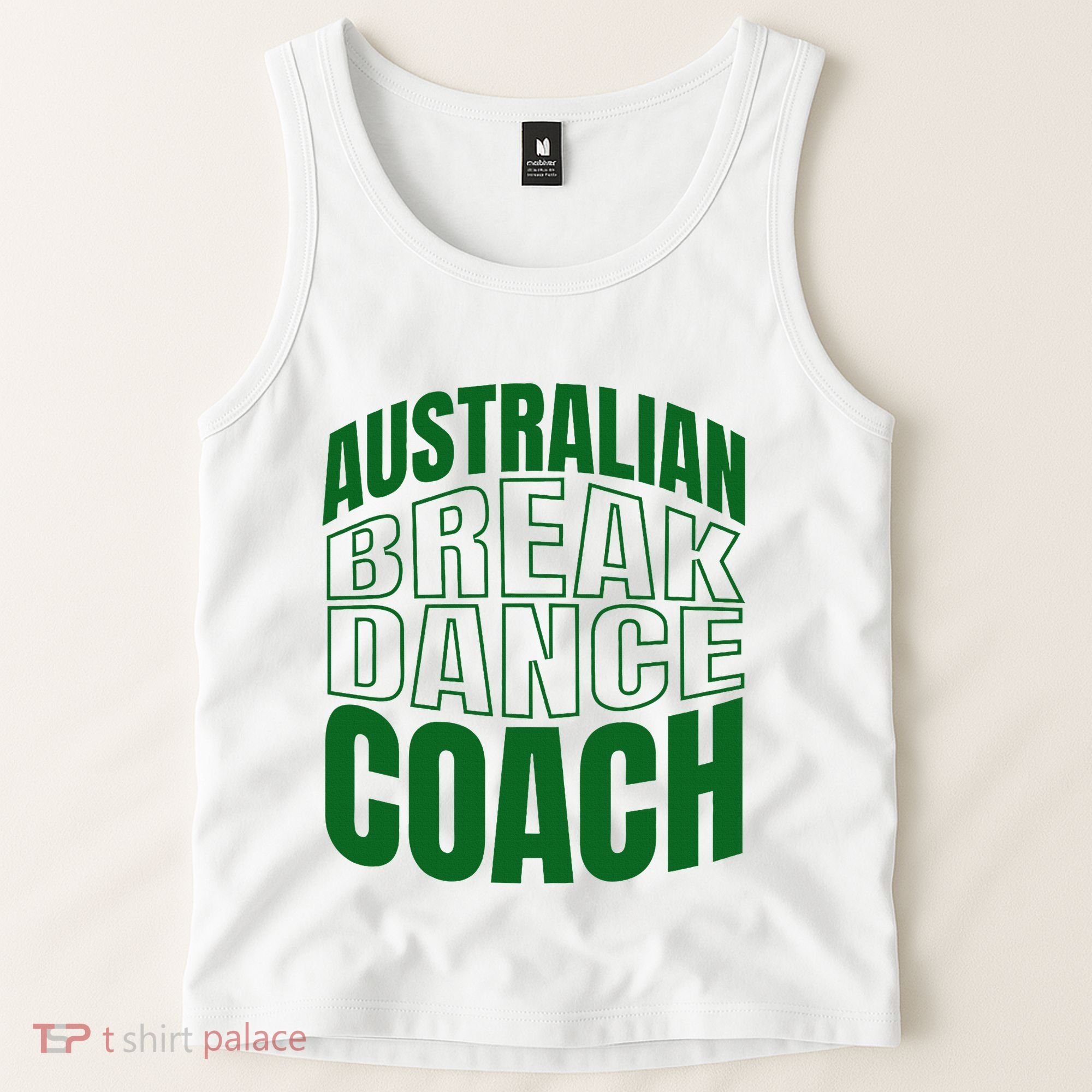 Australian Breakdance Coach Costume Tank Top