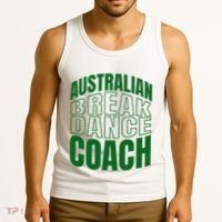 Australian Breakdance Coach Costume Tank Top thumb 3