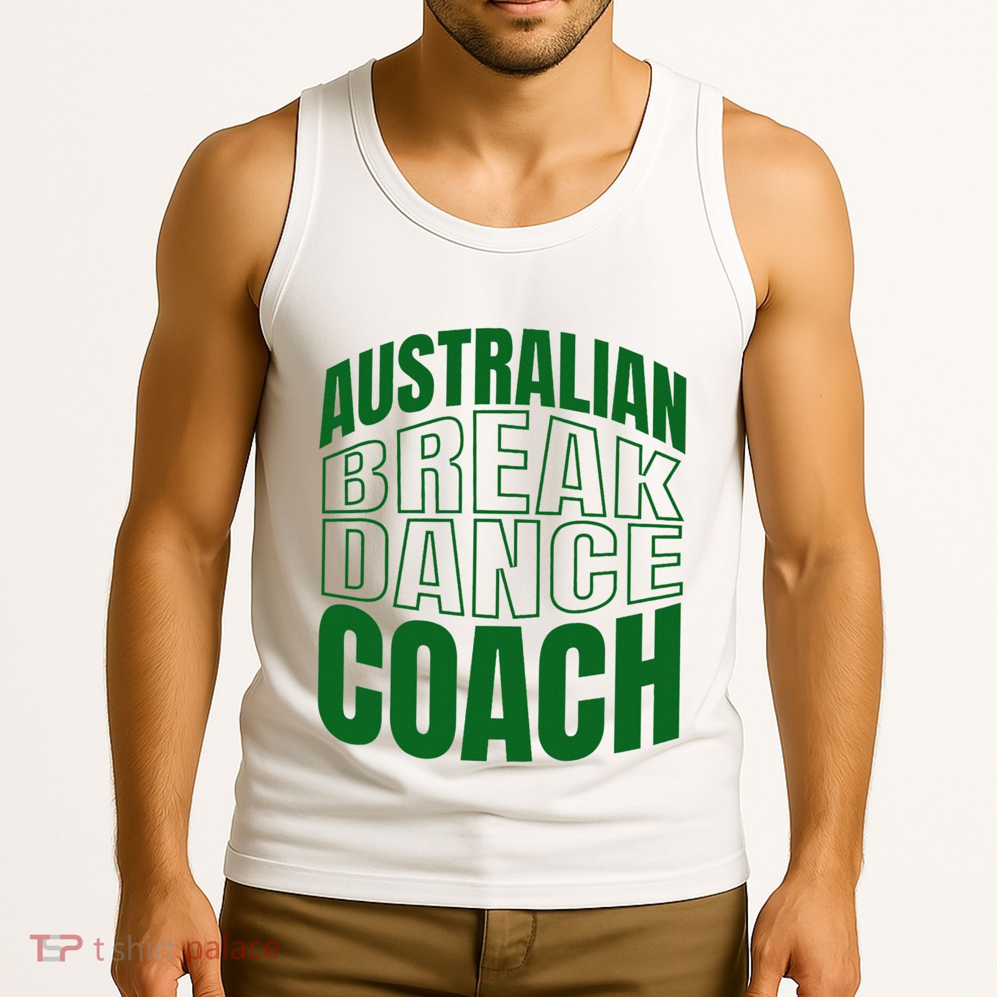 Australian Breakdance Coach Costume Tank Top