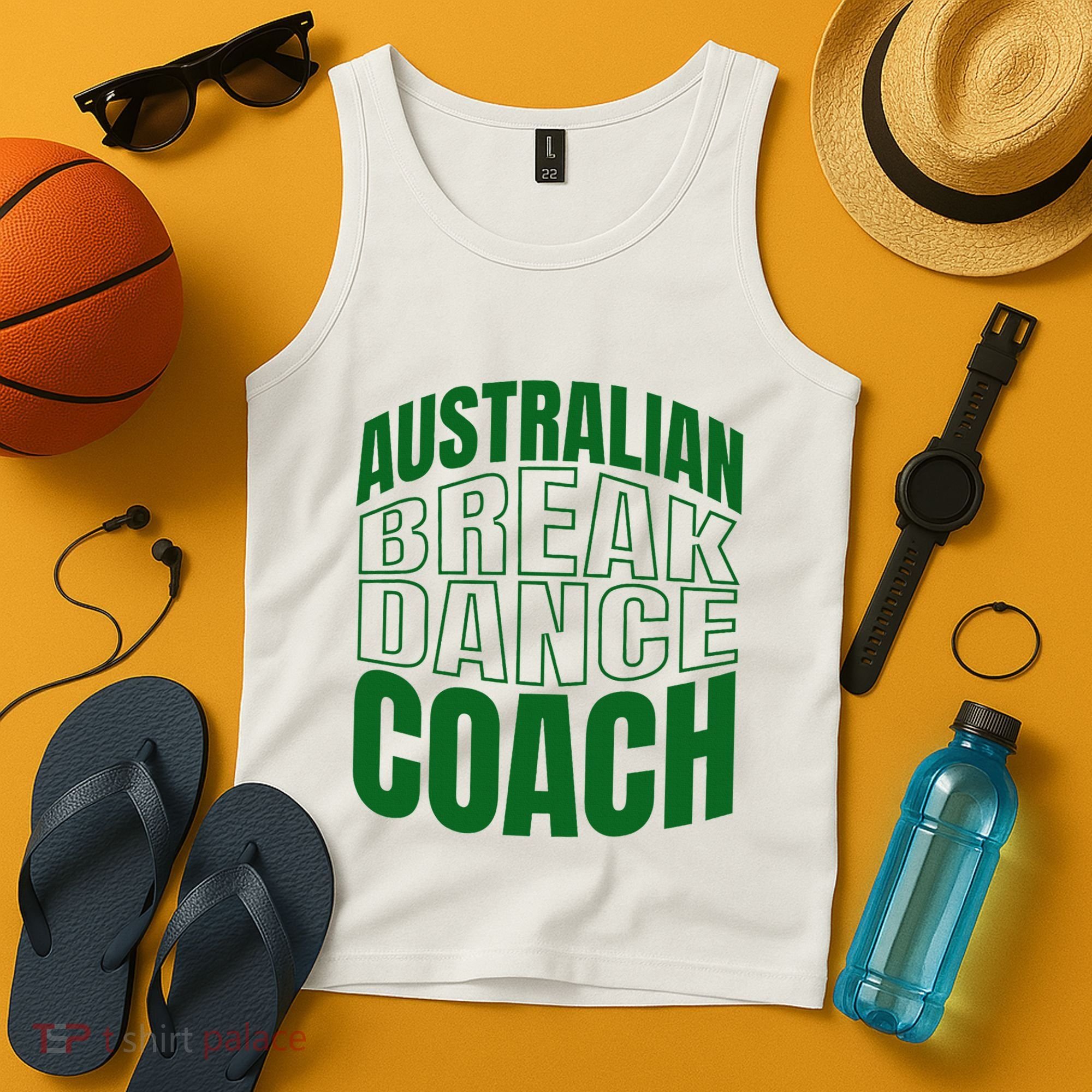 Australian Breakdance Coach Costume Tank Top