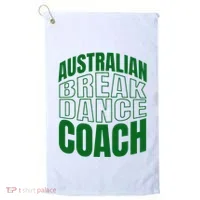 Australian Breakdance Coach Costume Golf Towel thumb 0