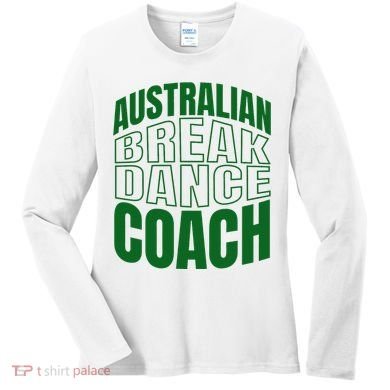 Australian Breakdance Coach Costume Women's Long Sleeve Shirt