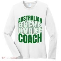 Australian Breakdance Coach Costume Women's Long Sleeve Shirt thumb 0