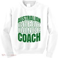 Australian Breakdance Coach Costume Kids Sweatshirt thumb 0