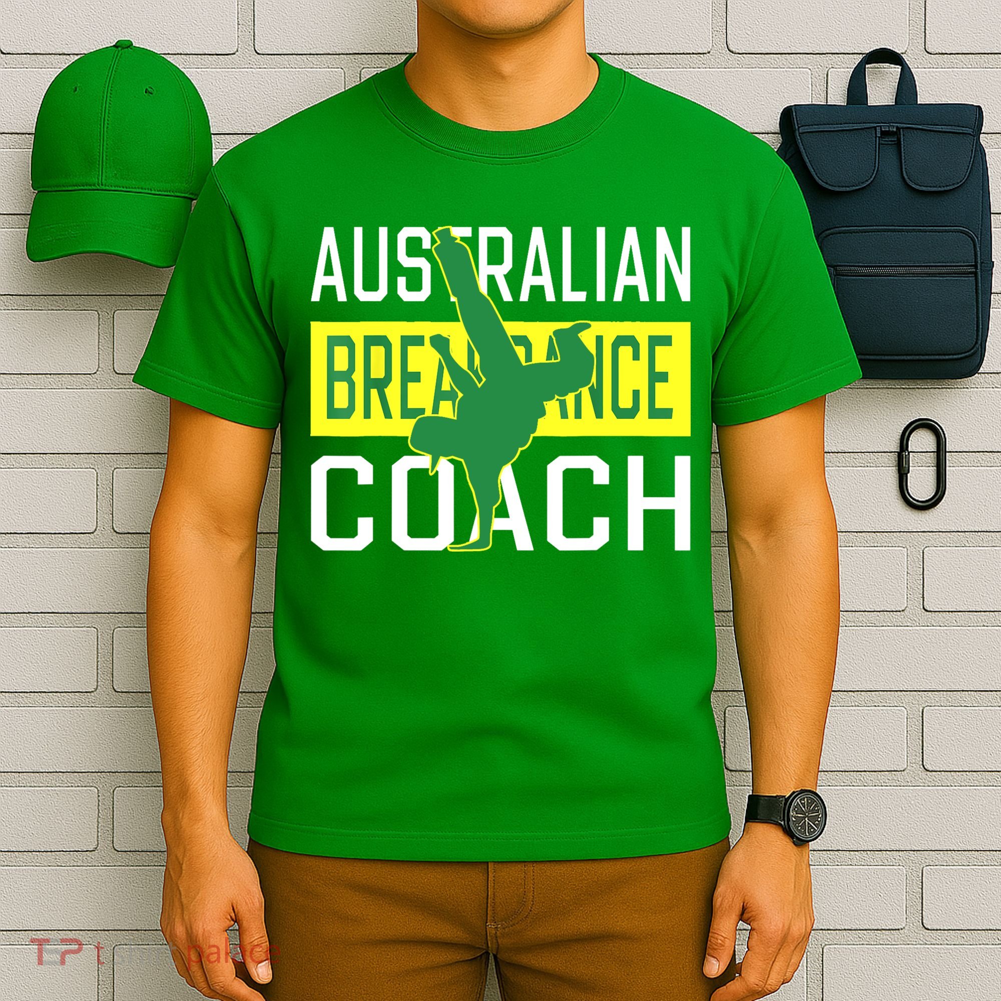 Australian Breakdancing Costume Coach Break Dancer Matching T-Shirt