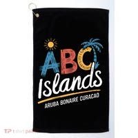 Aruba Bonaire Curacao Cruise Vacation Souvenirs Caribbean Great Gift Golf Towel thumb 0