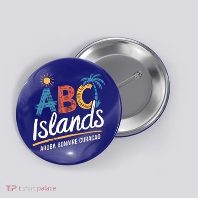 Aruba Bonaire Curacao Cruise Vacation Souvenirs Caribbean Great Gift Button