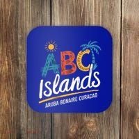 Aruba Bonaire Curacao Cruise Vacation Souvenirs Caribbean Great Gift Coaster thumb 0
