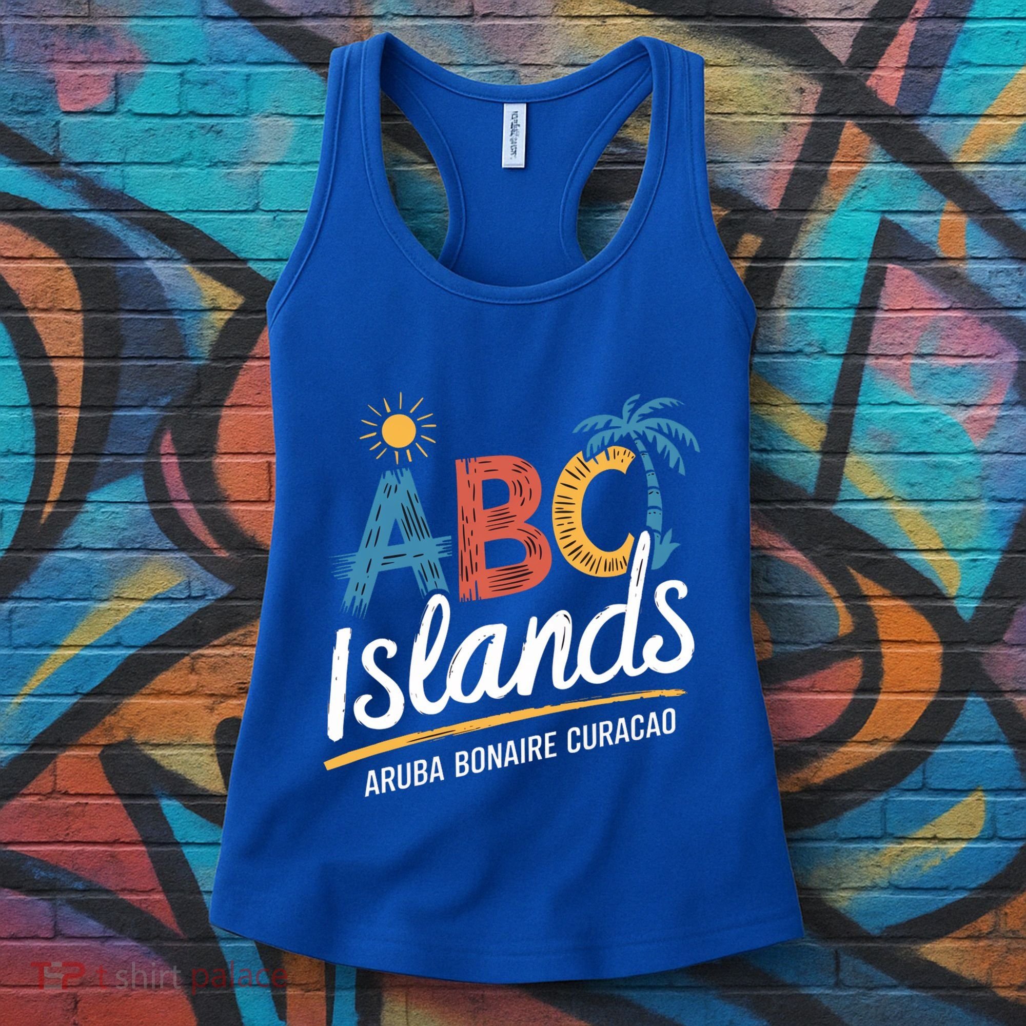 Aruba Bonaire Curacao Cruise Vacation Souvenirs Caribbean Great Gift Women's Tank Top