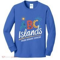 Aruba Bonaire Curacao Cruise Vacation Souvenirs Caribbean Great Gift Kids Long Sleeve Shirt thumb 0