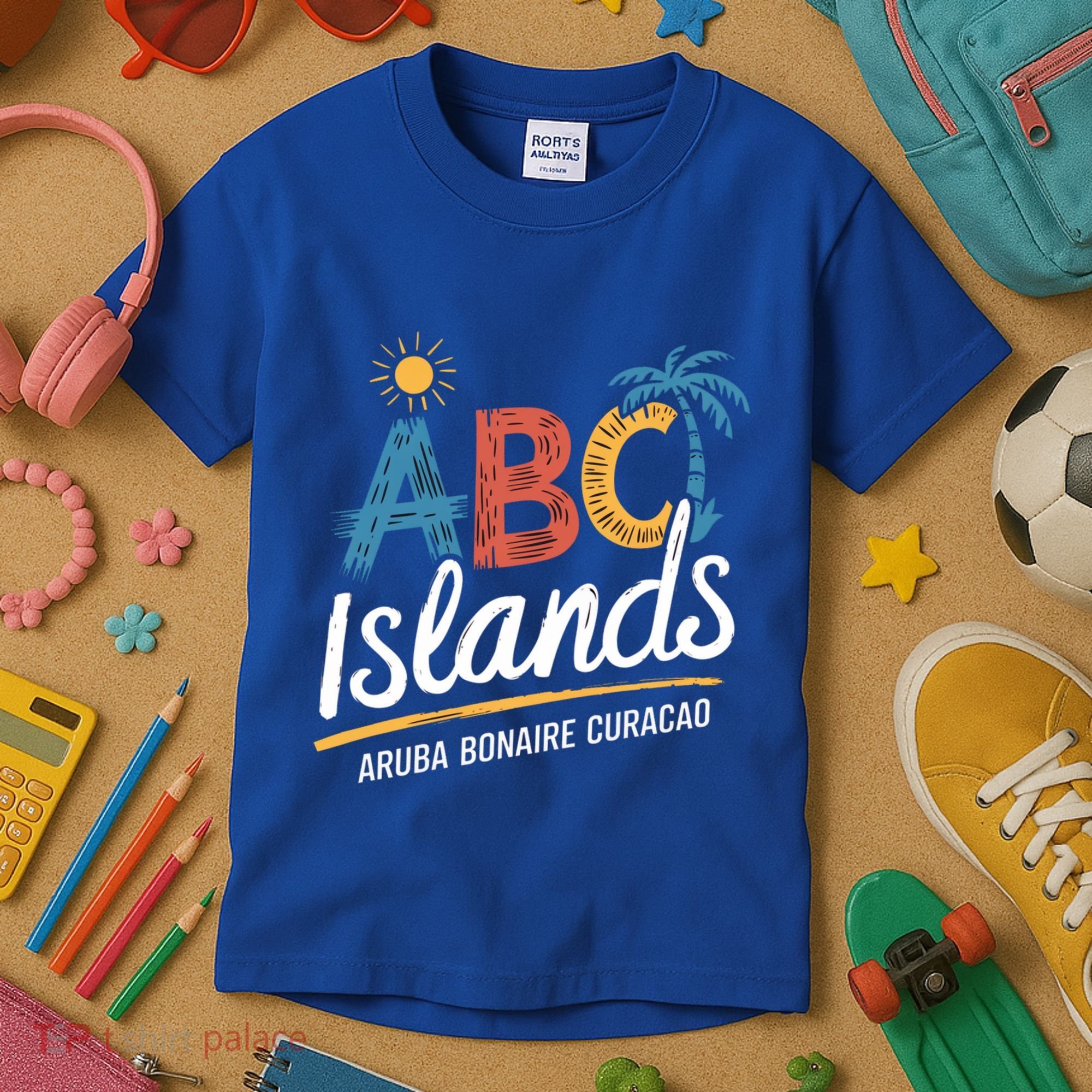 Aruba Bonaire Curacao Cruise Vacation Souvenirs Caribbean Great Gift Kids T-Shirt