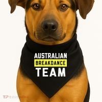 Australian Breakdancing Costume Team Break Dancer Matching USA-Made Doggie Bandana thumb 1