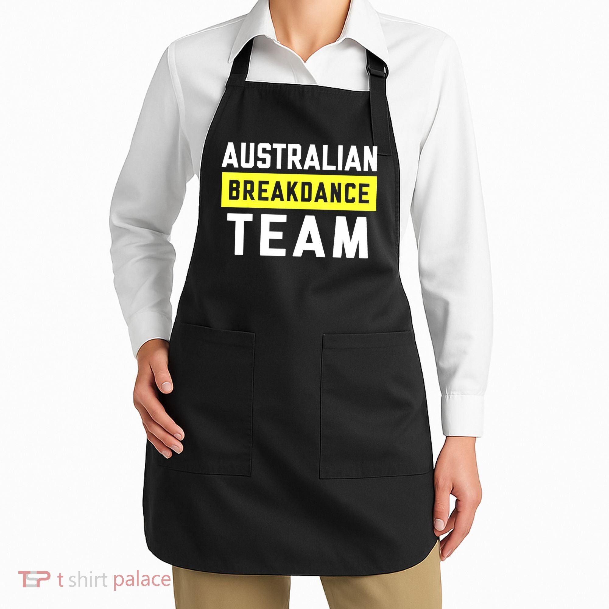 Australian Breakdancing Costume Team Break Dancer Matching Apron