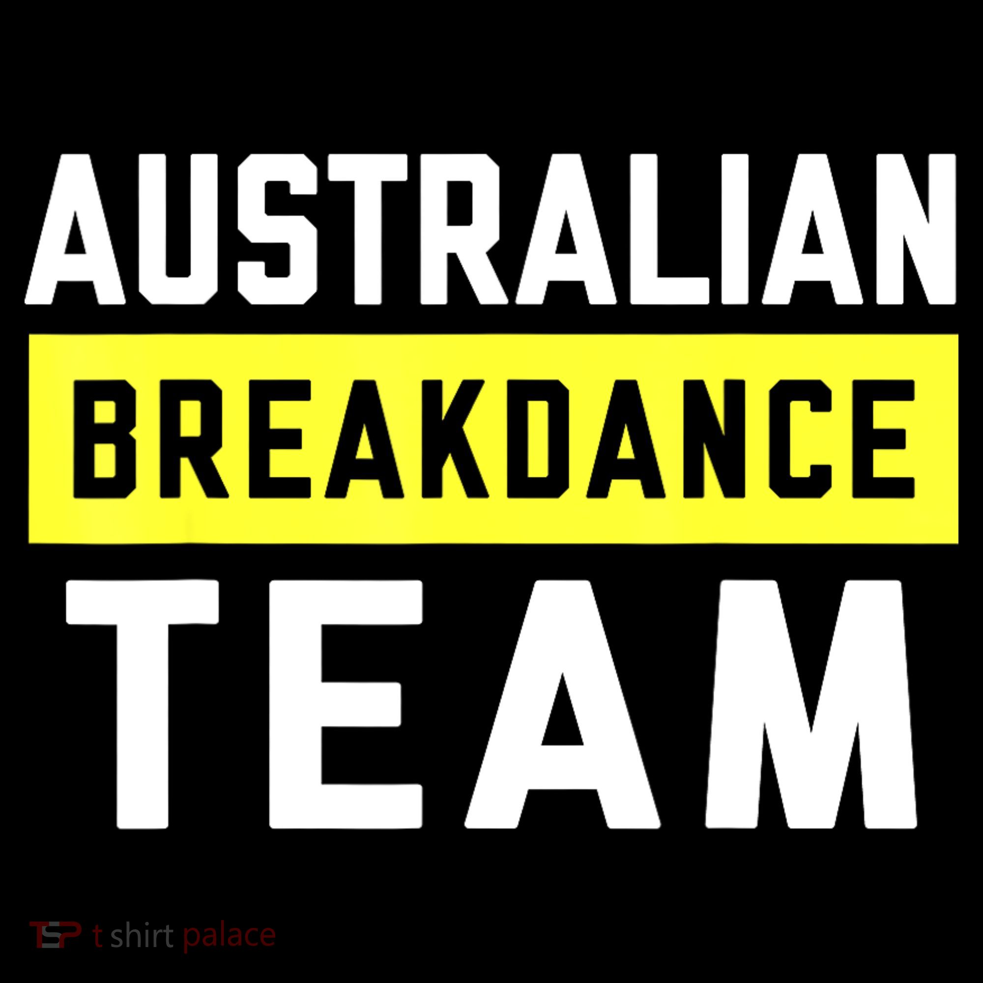 Australian Breakdancing Costume Team Break Dancer Matching Apron