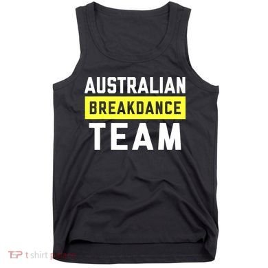 Australian Breakdancing Costume Team Break Dancer Matching Tank Top