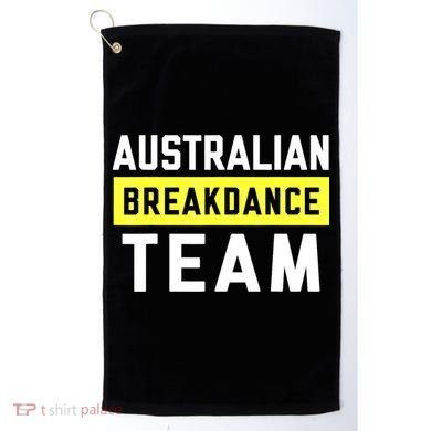 Australian Breakdancing Costume Team Break Dancer Matching Golf Towel