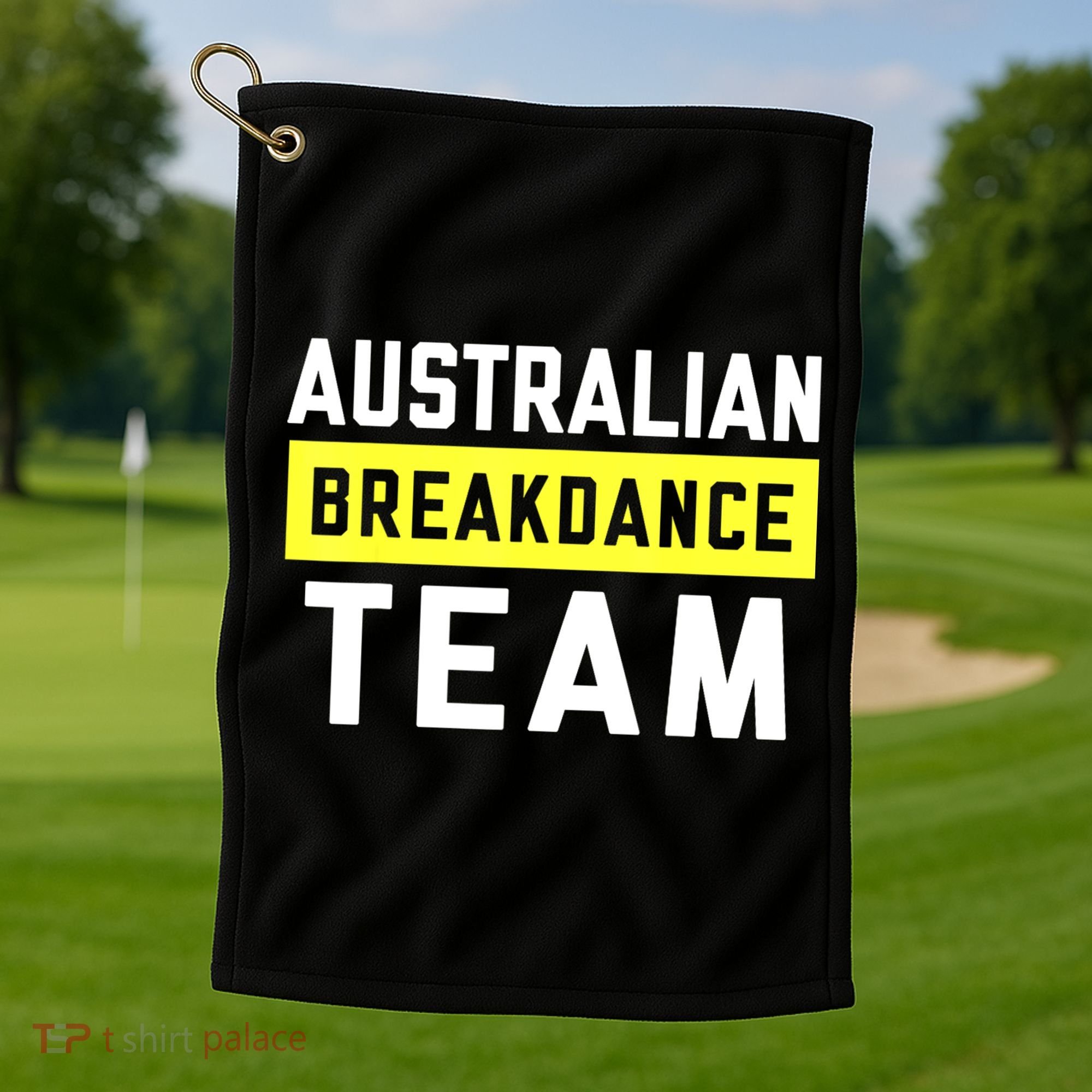 Australian Breakdancing Costume Team Break Dancer Matching Golf Towel