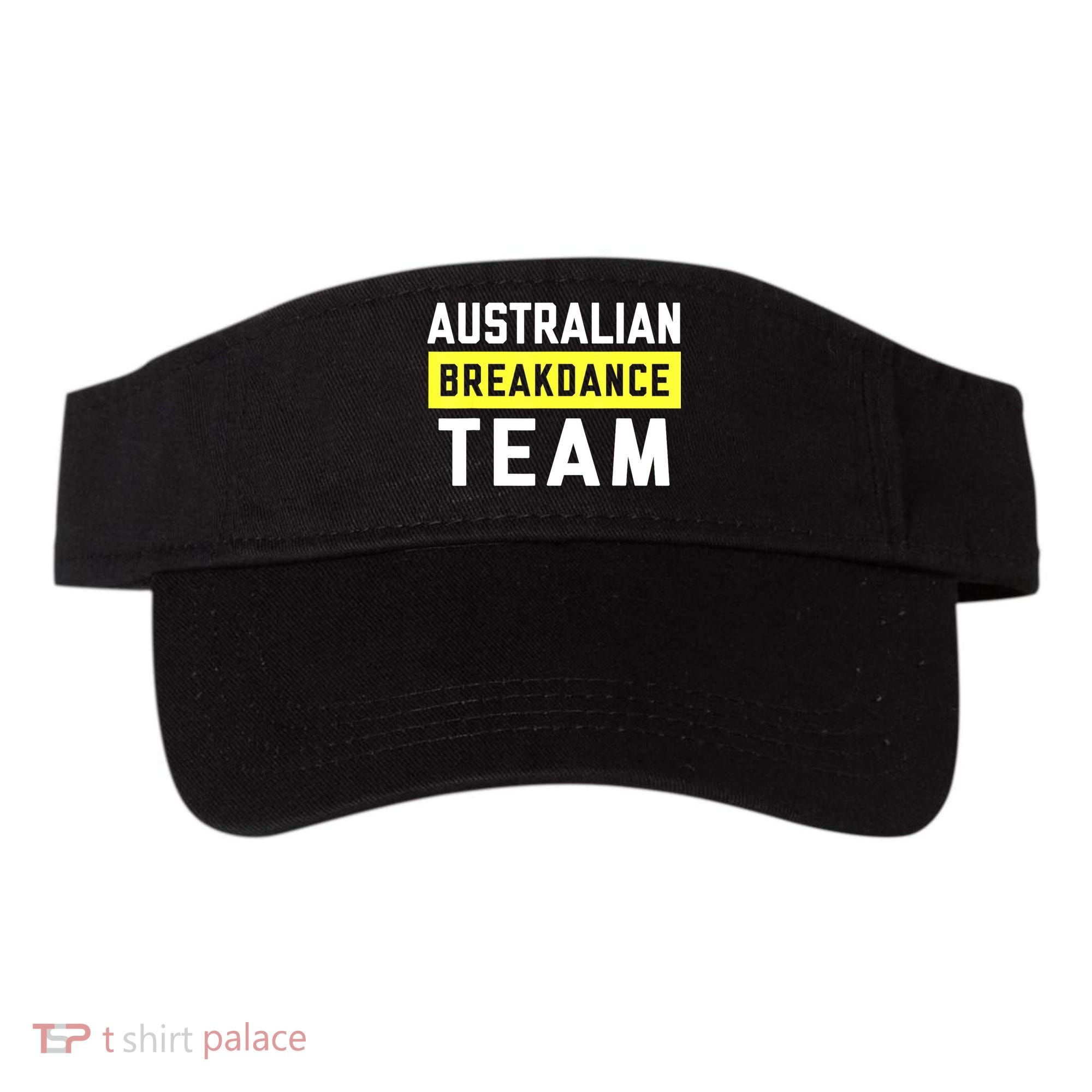 Australian Breakdancing Costume Team Break Dancer Matching Visor