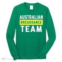 Australian Breakdancing Costume Team Break Dancer Matching Long Sleeve Shirt thumb 0