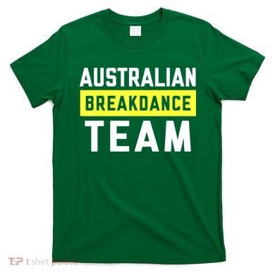 Australian Breakdancing Costume Team Break Dancer Matching T-Shirt