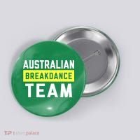 Australian Breakdancing Costume Team Break Dancer Matching Button thumb 0