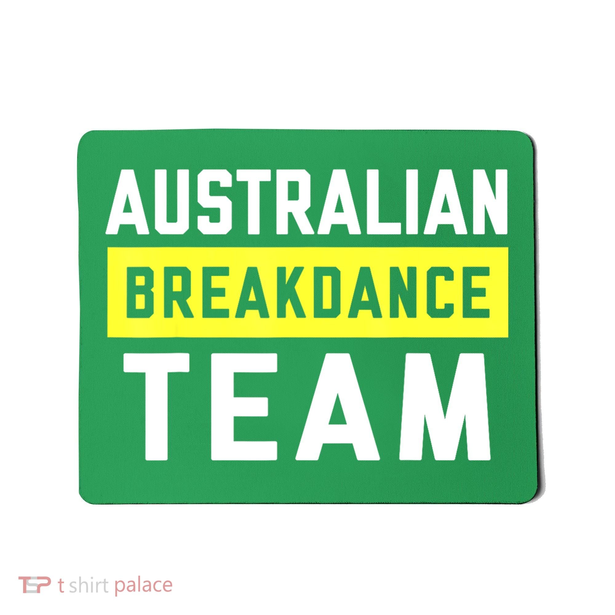 Australian Breakdancing Costume Team Break Dancer Matching Mousepad