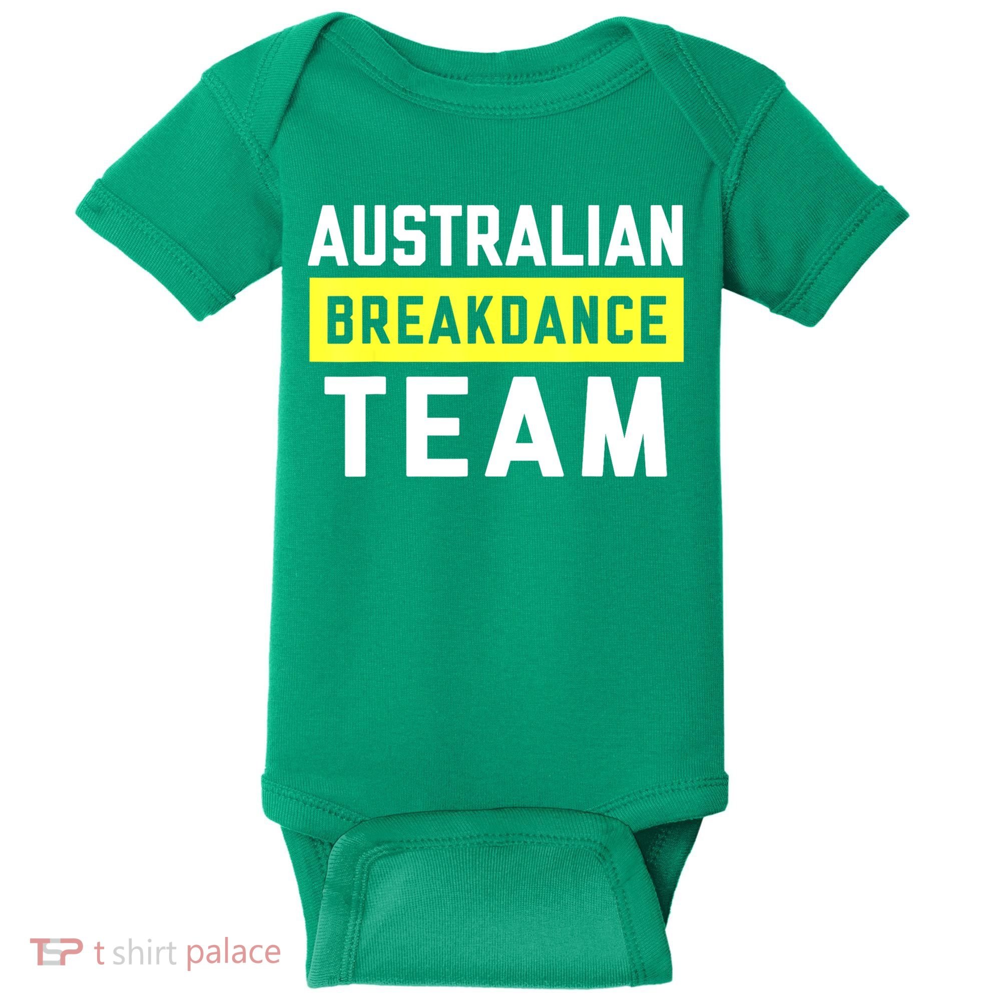 Australian Breakdancing Costume Team Break Dancer Matching Baby Bodysuit