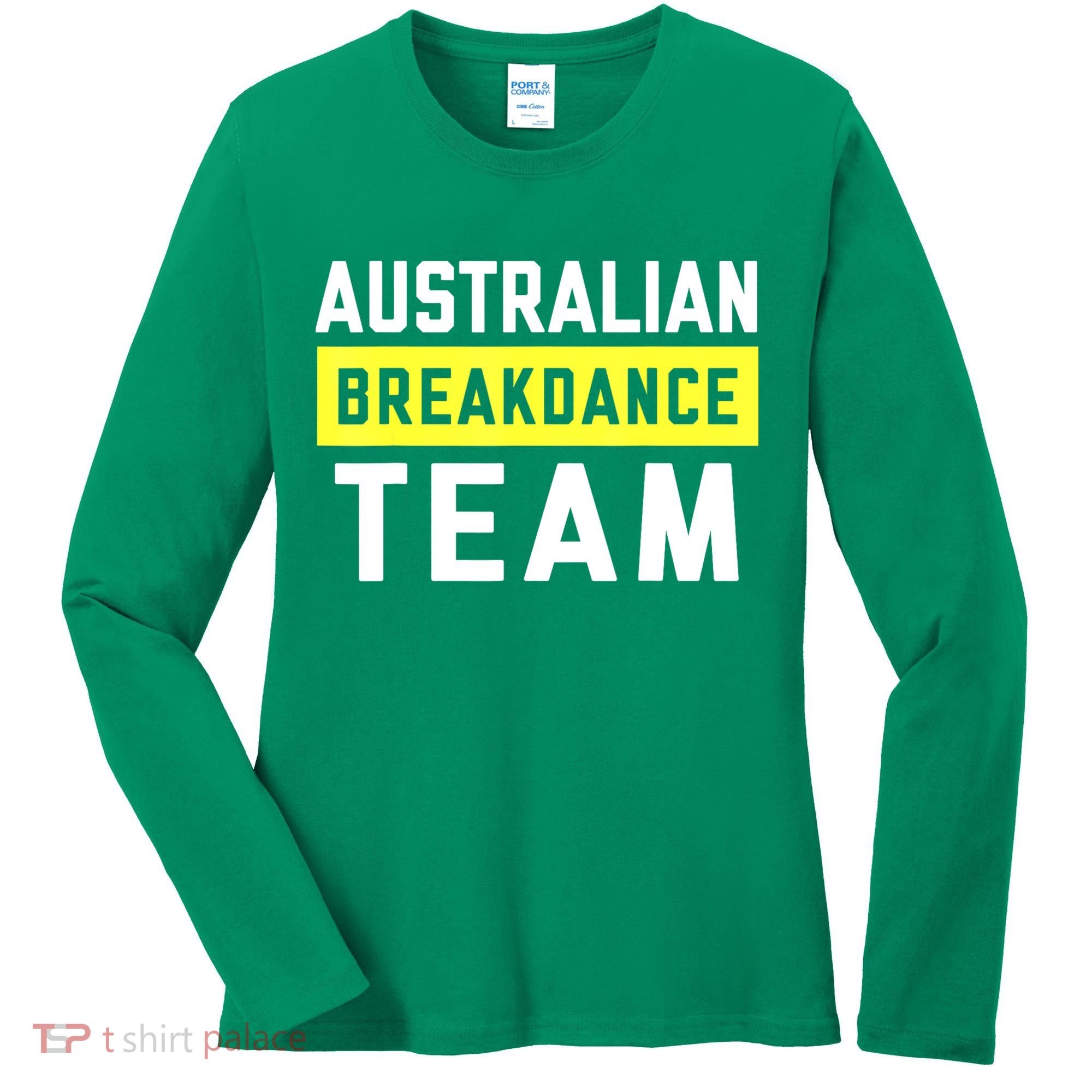 Australian Breakdancing Costume Team Break Dancer Matching Women's Long Sleeve Shirt