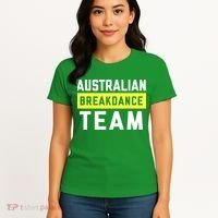 Australian Breakdancing Costume Team Break Dancer Matching Women's T-Shirt thumb 4