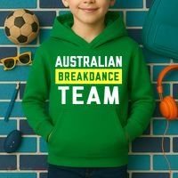 Australian Breakdancing Costume Team Break Dancer Matching Kids Hoodie thumb 2