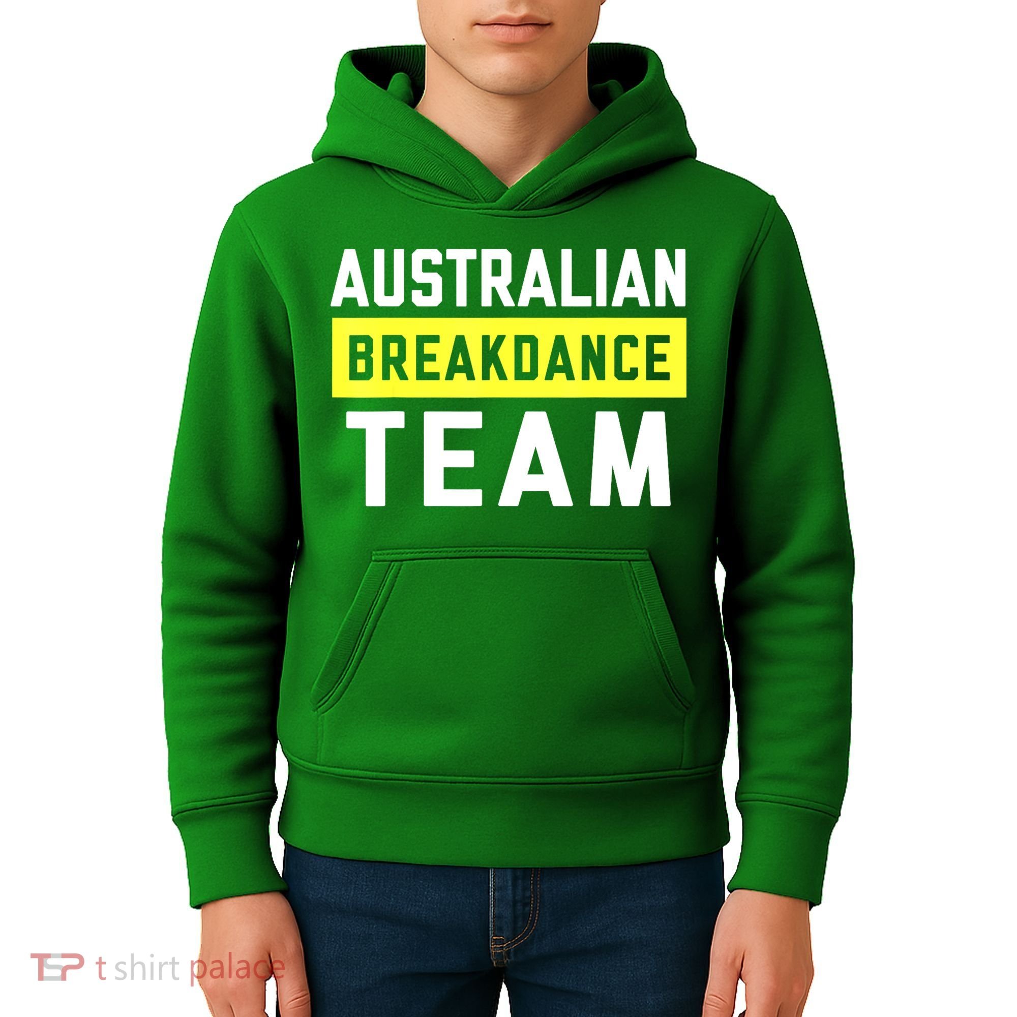 Australian Breakdancing Costume Team Break Dancer Matching Kids Hoodie