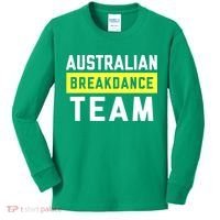 Australian Breakdancing Costume Team Break Dancer Matching Kids Long Sleeve Shirt thumb 0