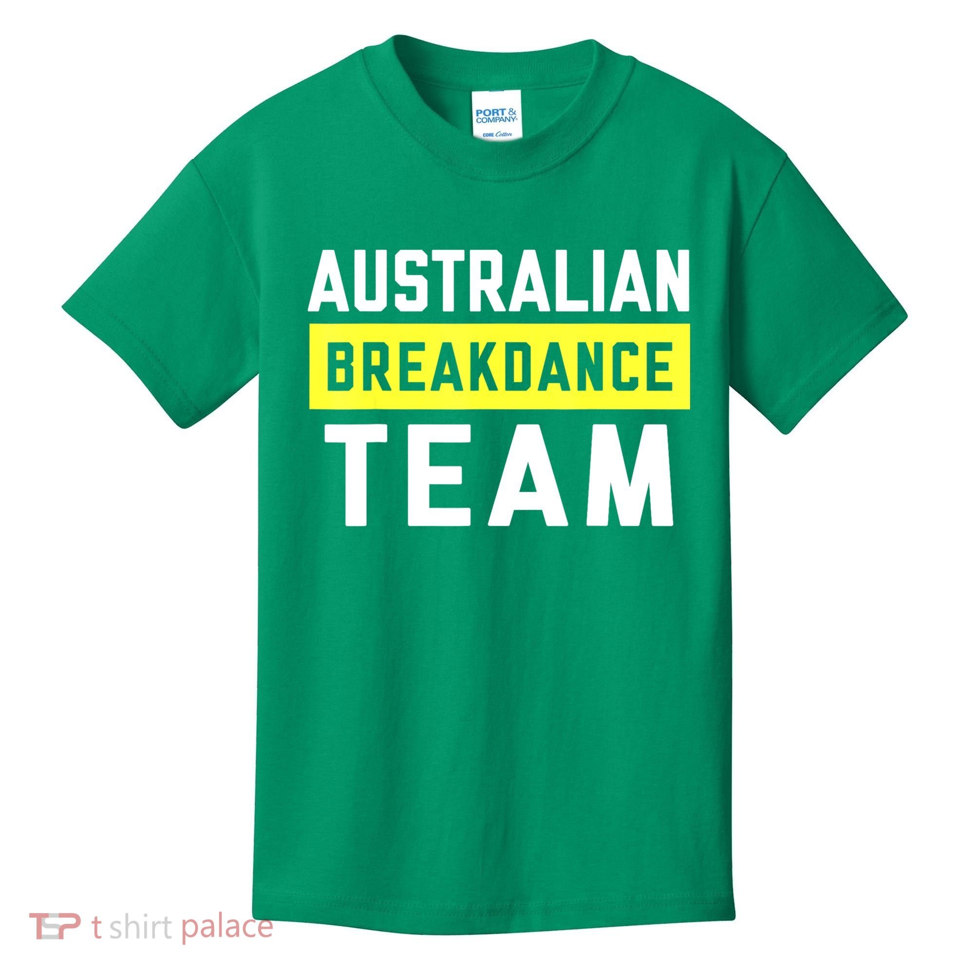 Australian Breakdancing Costume Team Break Dancer Matching Kids T-Shirt