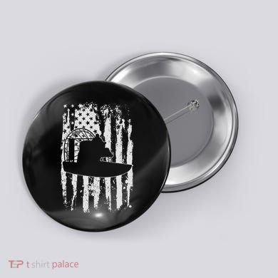 Airboat Boat Captain Gift Button