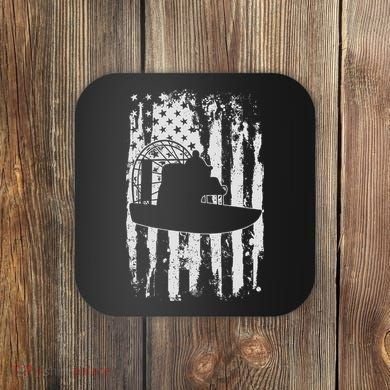 Airboat Boat Captain Gift Coaster