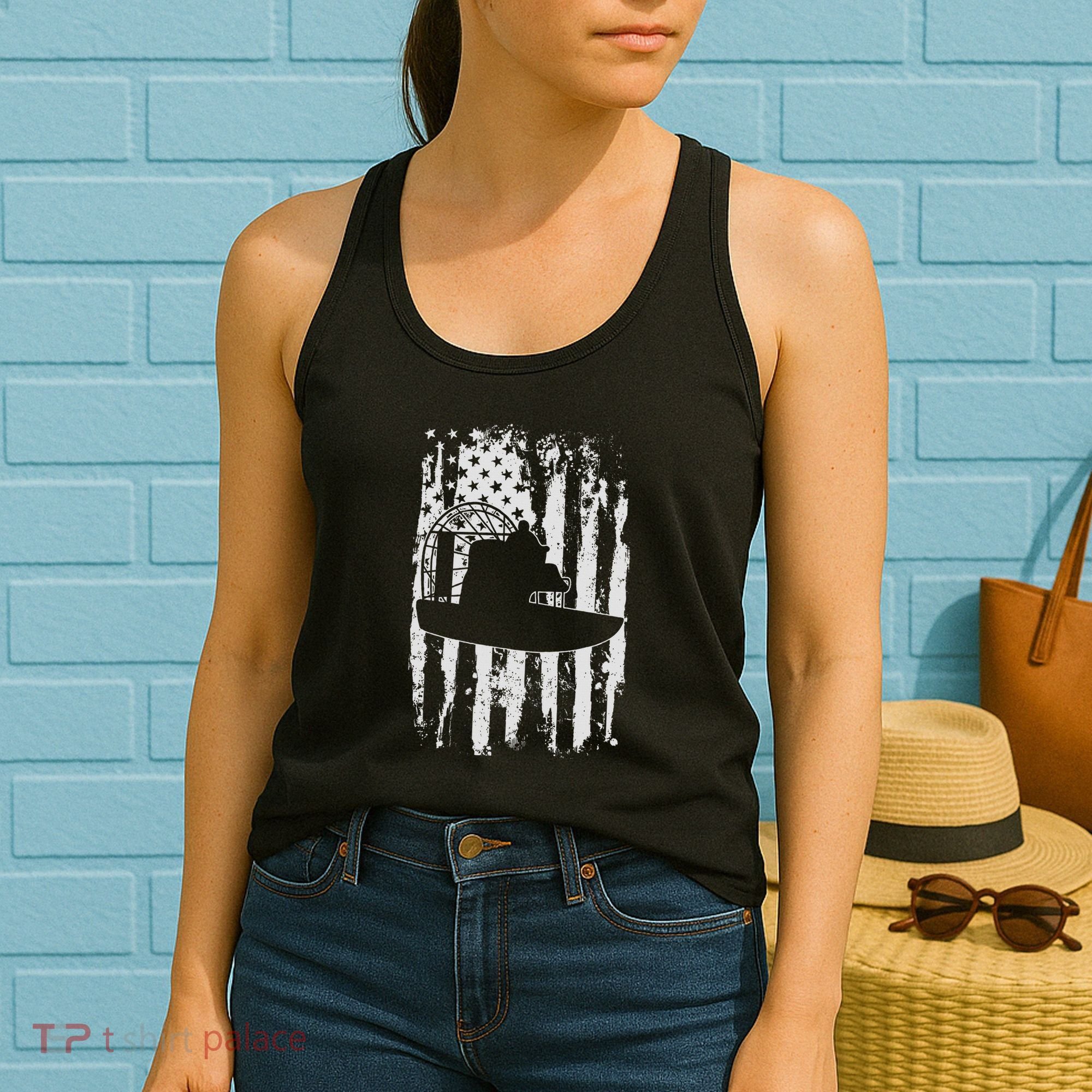 Airboat Boat Captain Gift Women's Tank Top