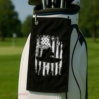 Airboat Boat Captain Gift Golf Towel thumb 2