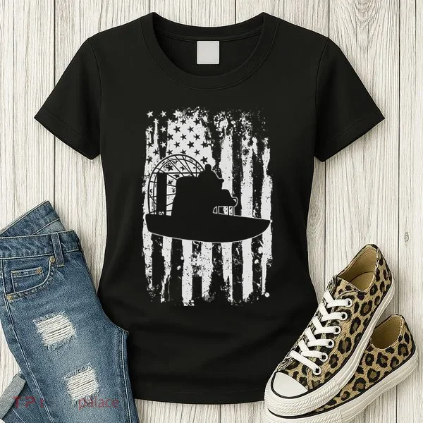 Airboat Boat Captain Gift Women's T-Shirt