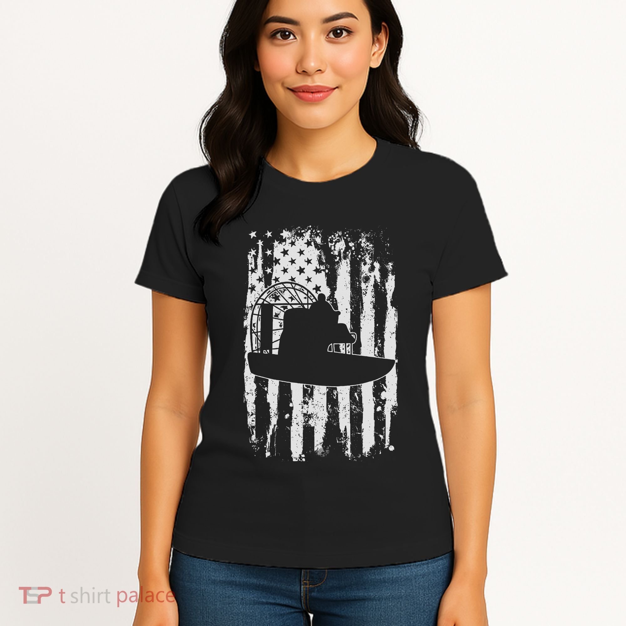 Airboat Boat Captain Gift Women's T-Shirt
