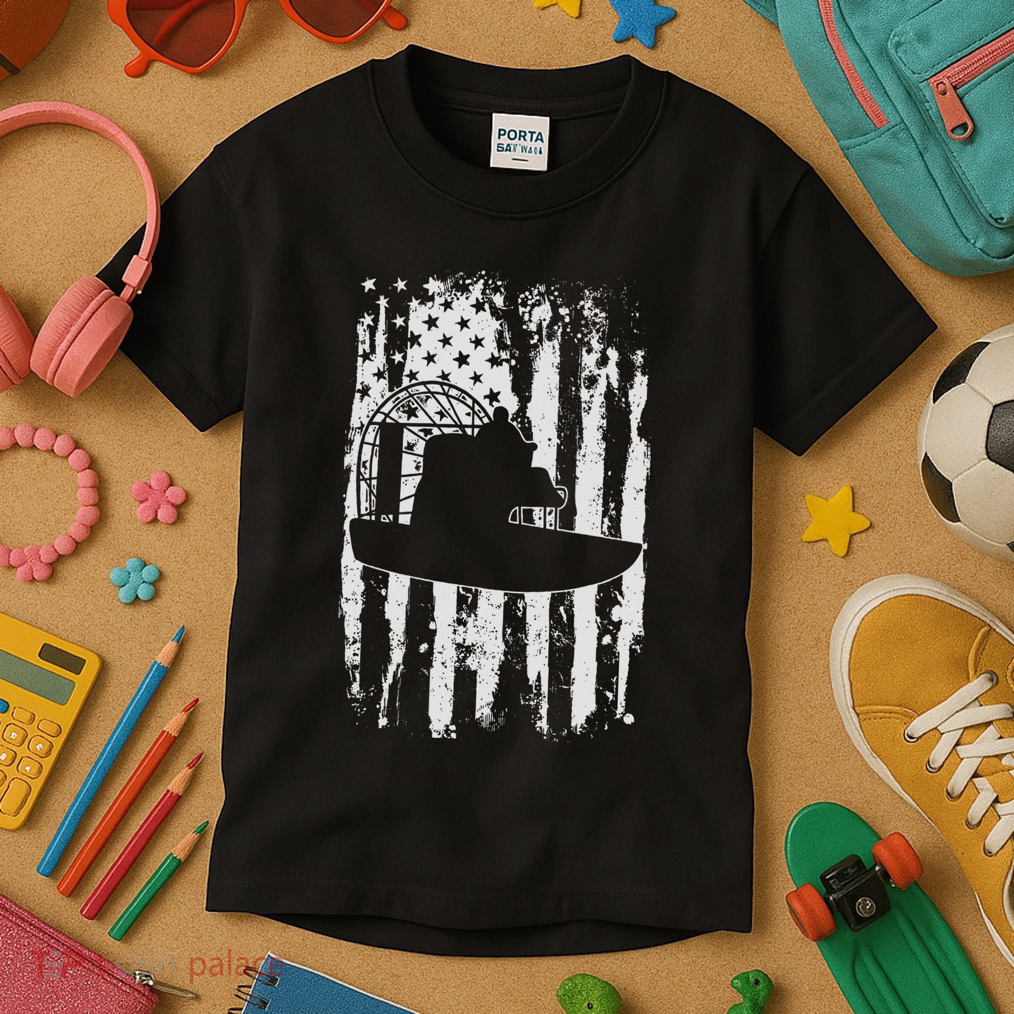 Airboat Boat Captain Gift Kids T-Shirt