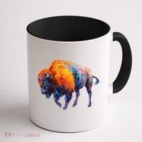 American Buffalo Cute Gift Buffalo Cute Gift American Bison Cute Gift Meaningful Coffee Mug thumb 1