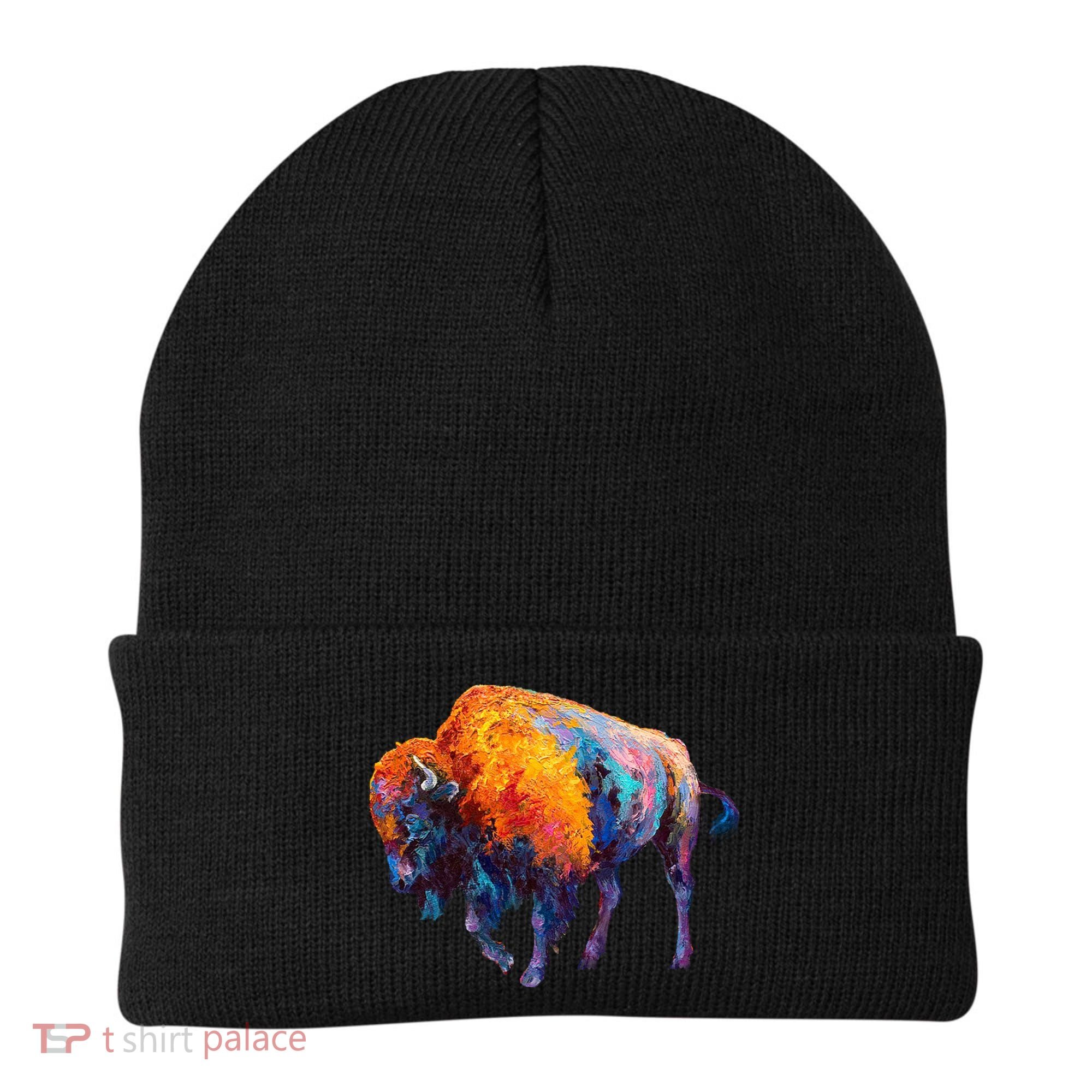American Buffalo Cute Gift Buffalo Cute Gift American Bison Cute Gift Meaningful Beanie