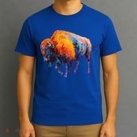 American Buffalo Cute Gift Buffalo Cute Gift American Bison Cute Gift Meaningful T-Shirt thumb 3