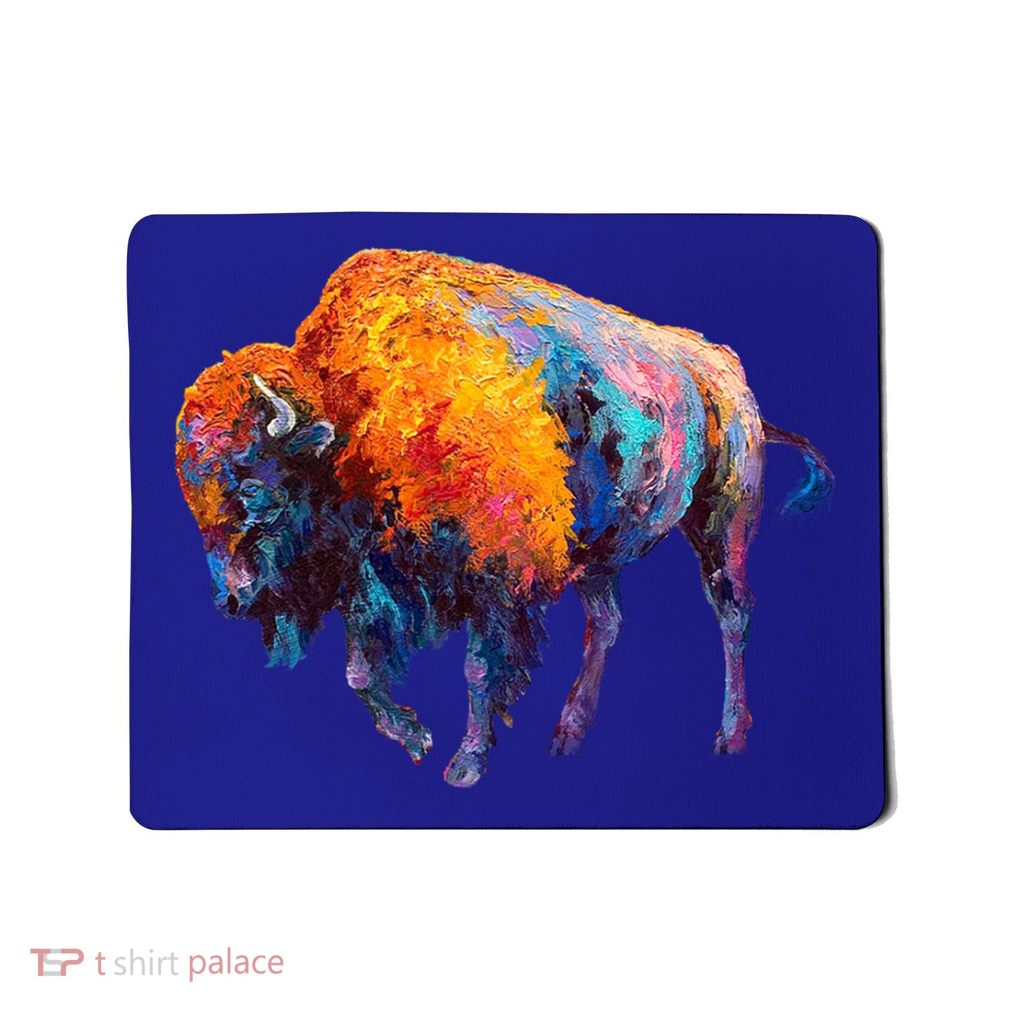 American Buffalo Cute Gift Buffalo Cute Gift American Bison Cute Gift Meaningful Mousepad